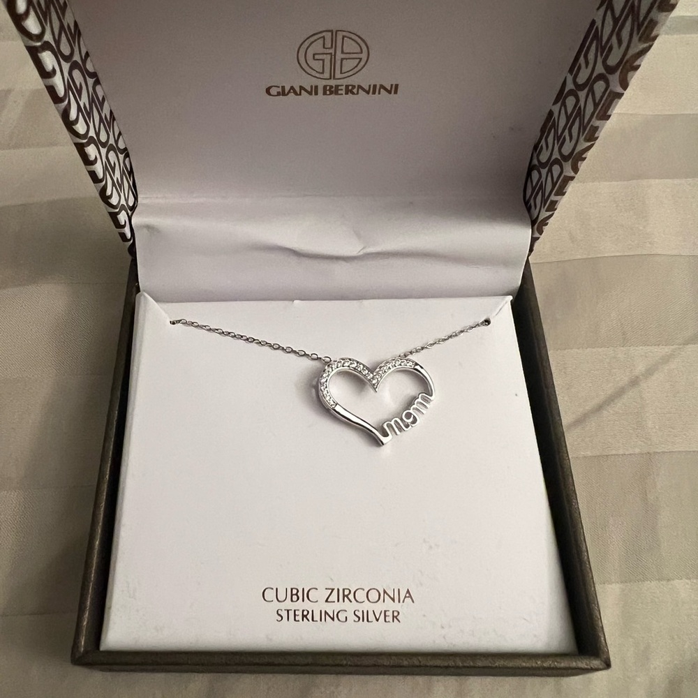 Giani Bernini Sterling Silver Heart Necklace